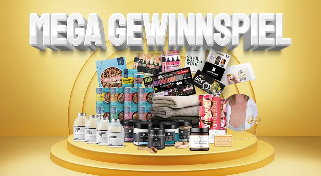 Beitragsbild Mega Gewinnspiel