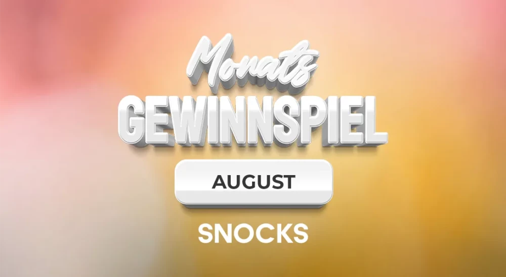 Beitragsbild: SNOCKS Monats-Gewinnspiel August