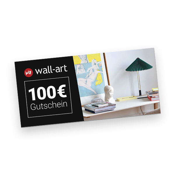 wallart 100€ Gutschein Gewinnspielpreis